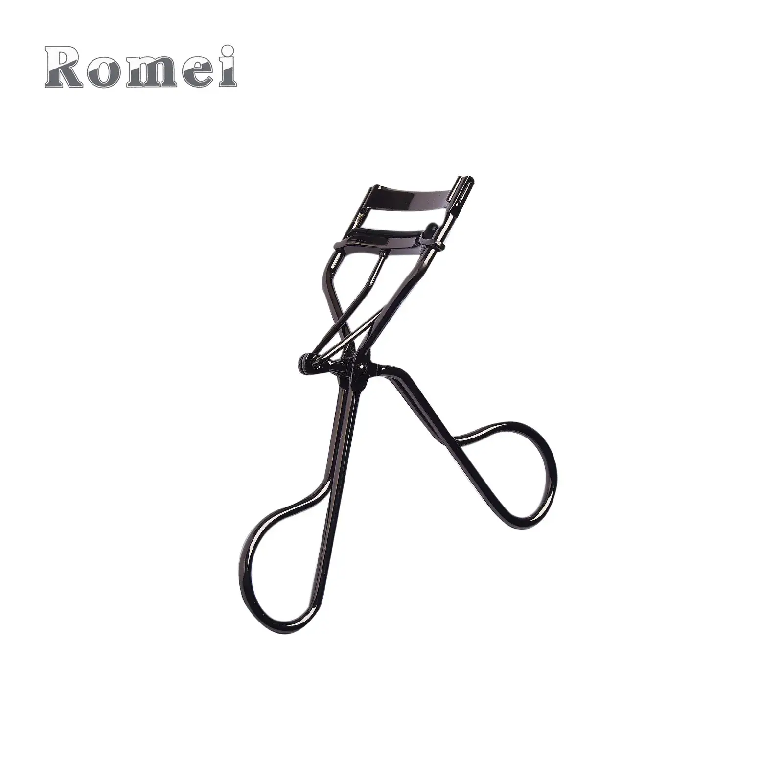 Black Silicone Eyelash Curler with Metal Plating - Image 5