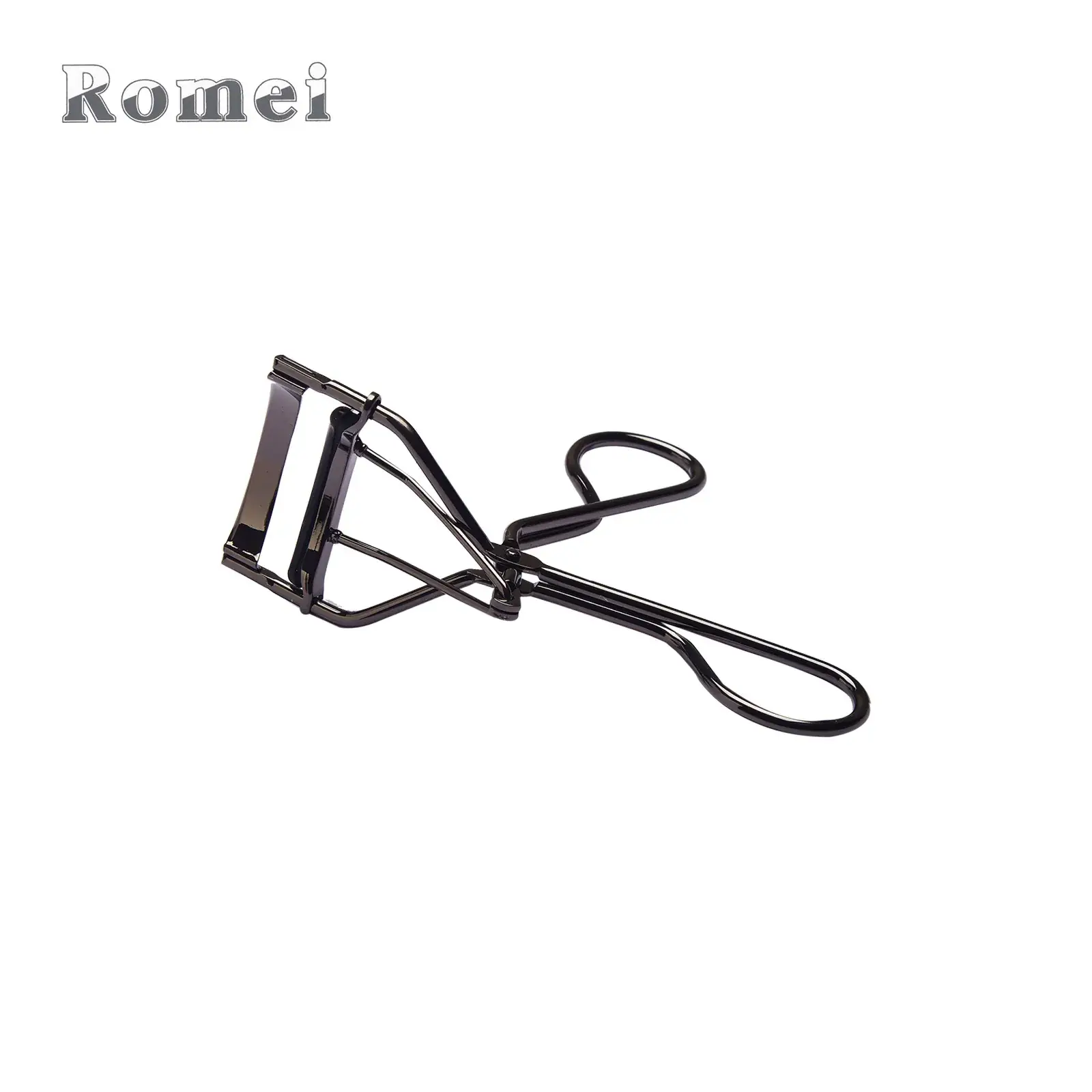 Black Silicone Eyelash Curler with Metal Plating - Image 6