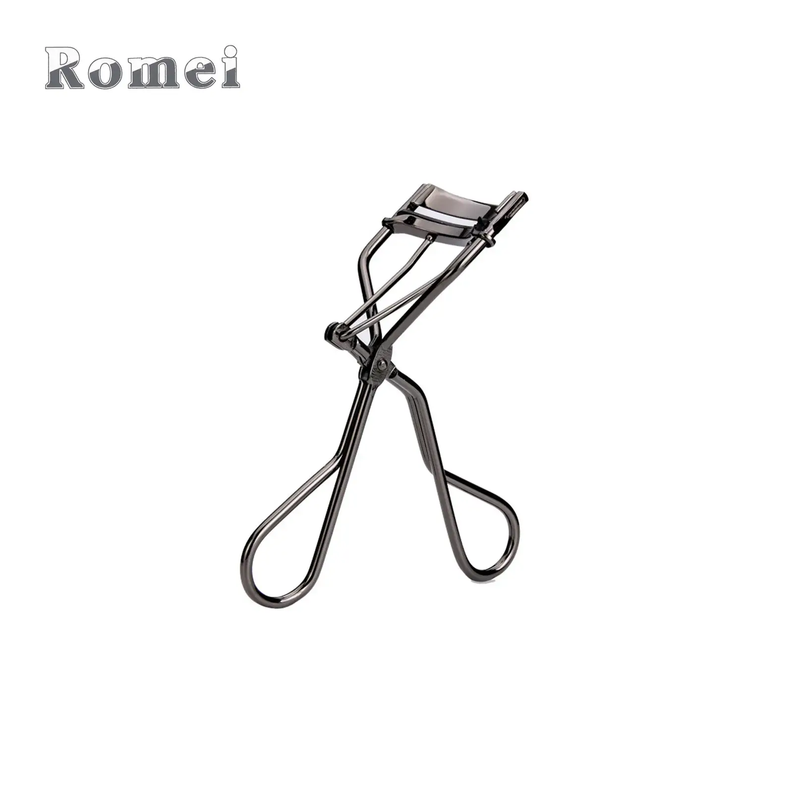 Black Silicone Eyelash Curler with Metal Plating - Image 7