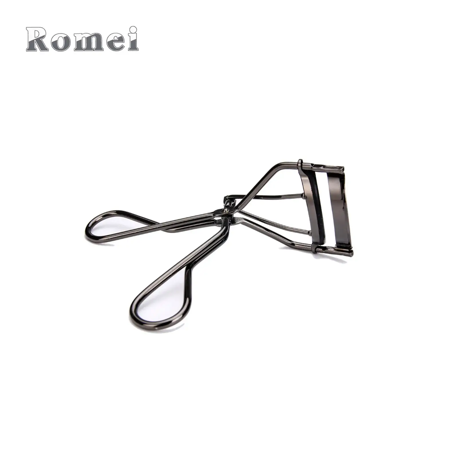 Black Silicone Eyelash Curler with Metal Plating - Image 8