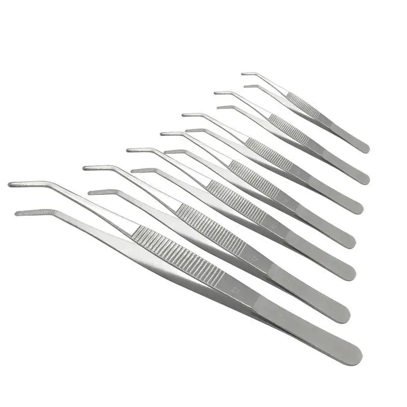 304 Stainless Steel Fish Tank Tweezers Round Elbow - Image 5