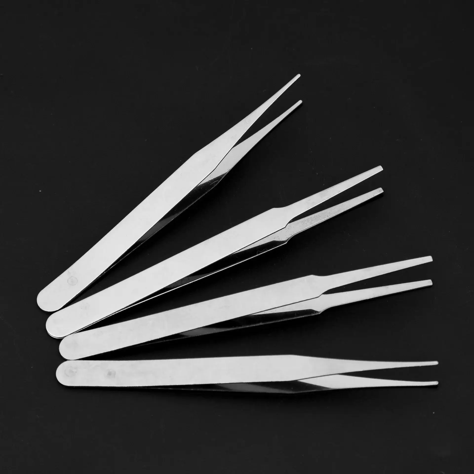 Stainless Steel Tweezers 0.8 Forceps 100 Pcs - Image 2