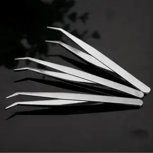 Stainless Steel Tweezers 0.8 Forceps 100 Pcs — feature 1