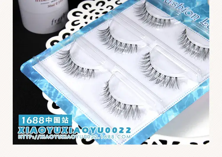 SM20 False Eyelashes Transparent Stem 3 Pairs — feature 16
