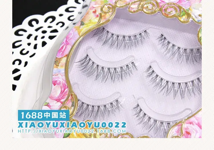 SM20 False Eyelashes Transparent Stem 3 Pairs — feature 22