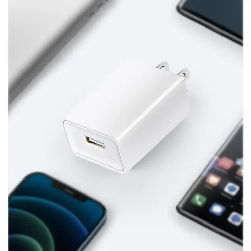 White 2A USB Charger for Xiaomi Phone - Image 2