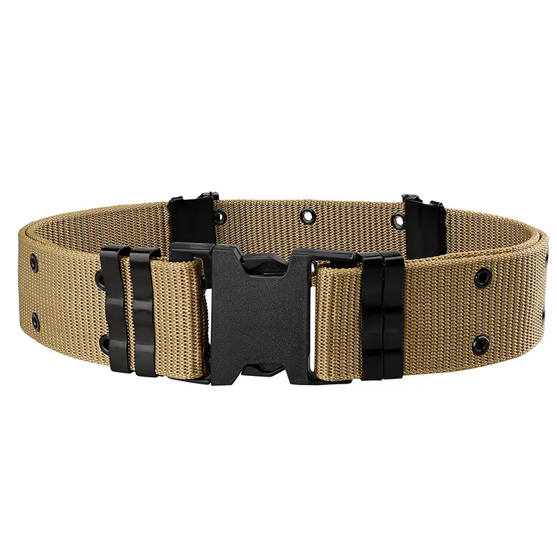 5.5 Inch Military Training Belt Black Nylon