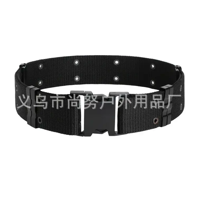 5.5 Inch Military Training Belt Black Nylon