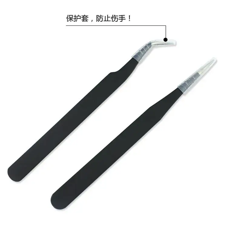 Stainless Steel Tweezers Storage Bag Red Pink - Image 5