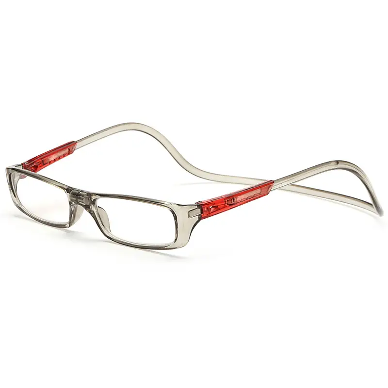 New Fashion Neck Hanging Presbyopic Glasses Magnet Folding Convenient High Definition Resin Glasses for the Elderly Men and Women's Presbyopic Glasses