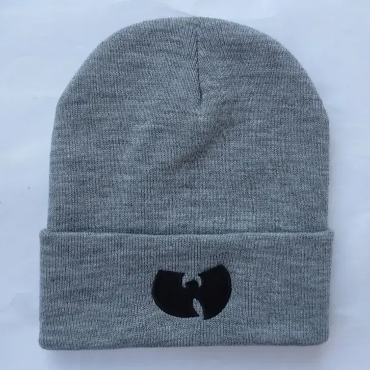 White Embroidered Knitted Hat for Boys Girls Winter - Image 6