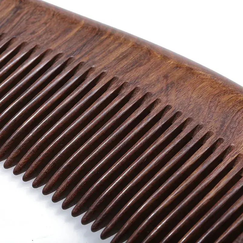 Golden Sandalwood Fine Tooth Massage Comb - Image 2