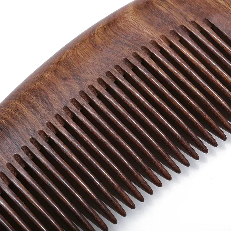 Golden Sandalwood Fine Tooth Massage Comb - Image 4
