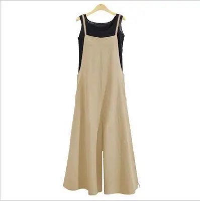 Women's Black Wide-leg Pants Casual One-piece Pants - Image 6