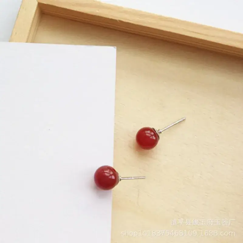 Yang Green Jade Earrings Ice Malay Jade Earrings Wholesale Women's Malay Jade Earrings Jade Earrings - Image 33