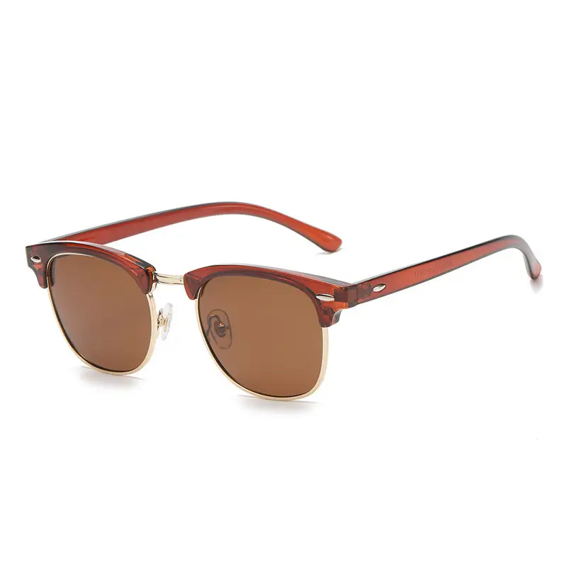 Jett Men Women Rivet Glasses Black Gold