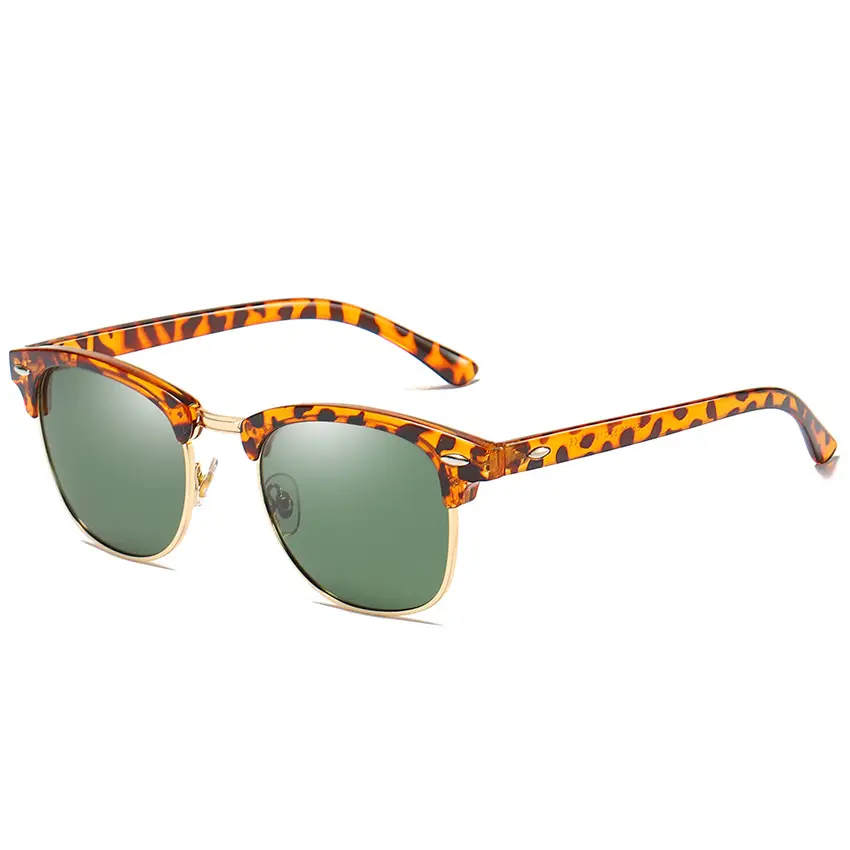 Leopard print gold G15 dark green polarized C16