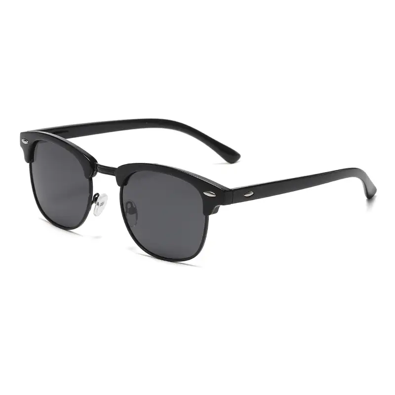 Jett Men Women Rivet Glasses Black Gold
