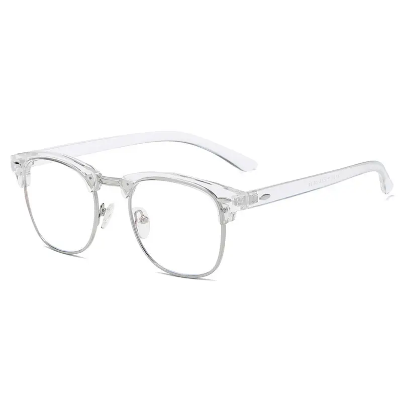 White silver frame anti-blue light C31