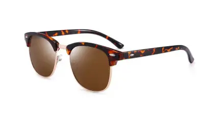 Jett Men Women Rivet Glasses Black Gold