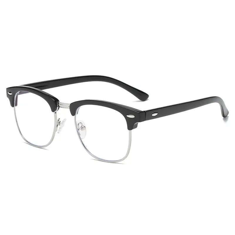 Jett Men Women Rivet Glasses Black Gold