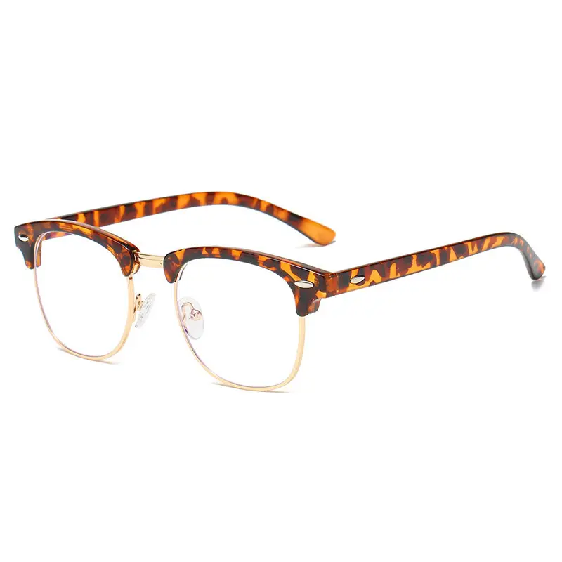 Jett Men Women Rivet Glasses Black Gold