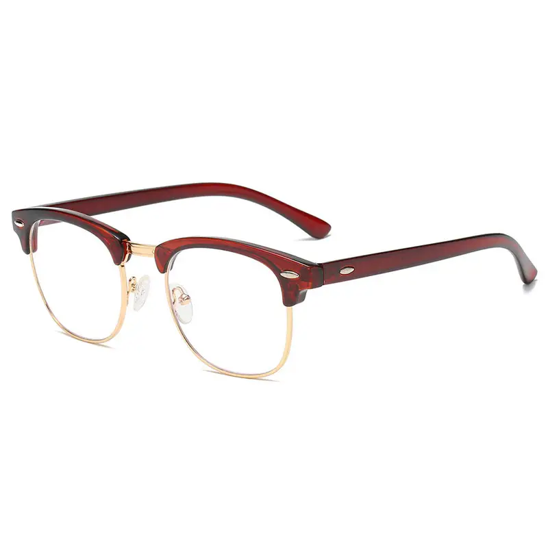 Jett Men Women Rivet Glasses Black Gold
