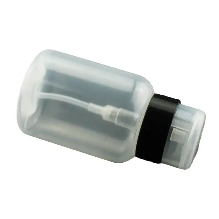 Black Cap Pressure Bottle with Lock Nail Polish Remover