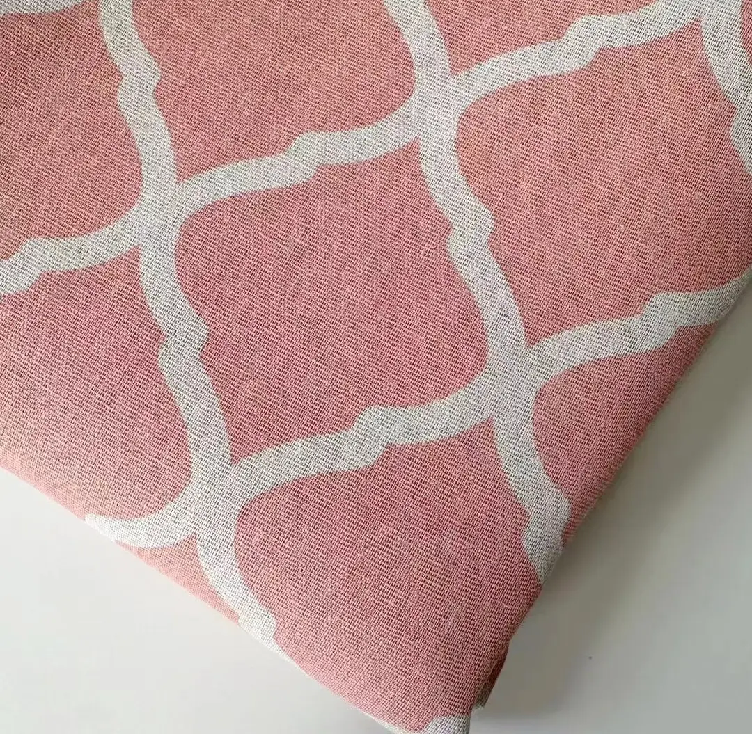 Directly Supplied from the Manufacturer Linen Fabrics Linen Printing Two Colors