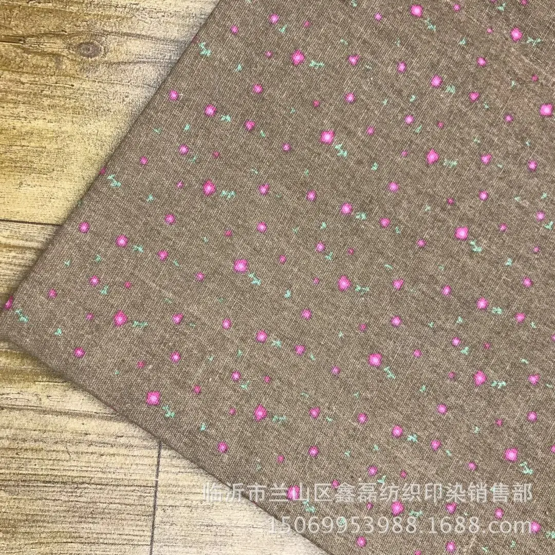 Directly Supplied from the Manufacturer Linen Fabrics Linen Printing Two Colors
