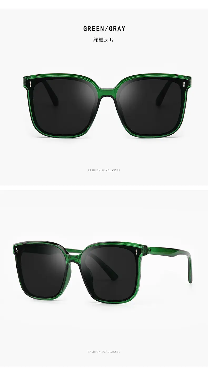 Anti-UV Sunglasses for Men Women Korean Style Polarized Black — feature 24