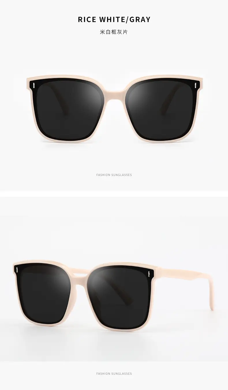 Anti-UV Sunglasses for Men Women Korean Style Polarized Black — feature 25