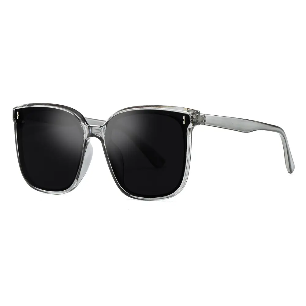 Anti-UV Sunglasses for Men Women Korean Style Polarized Black - Image 2