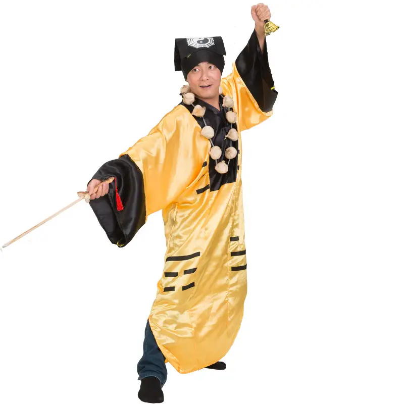 Adult Ghost Halloween Costume Taoist Judge Festival - Image 4