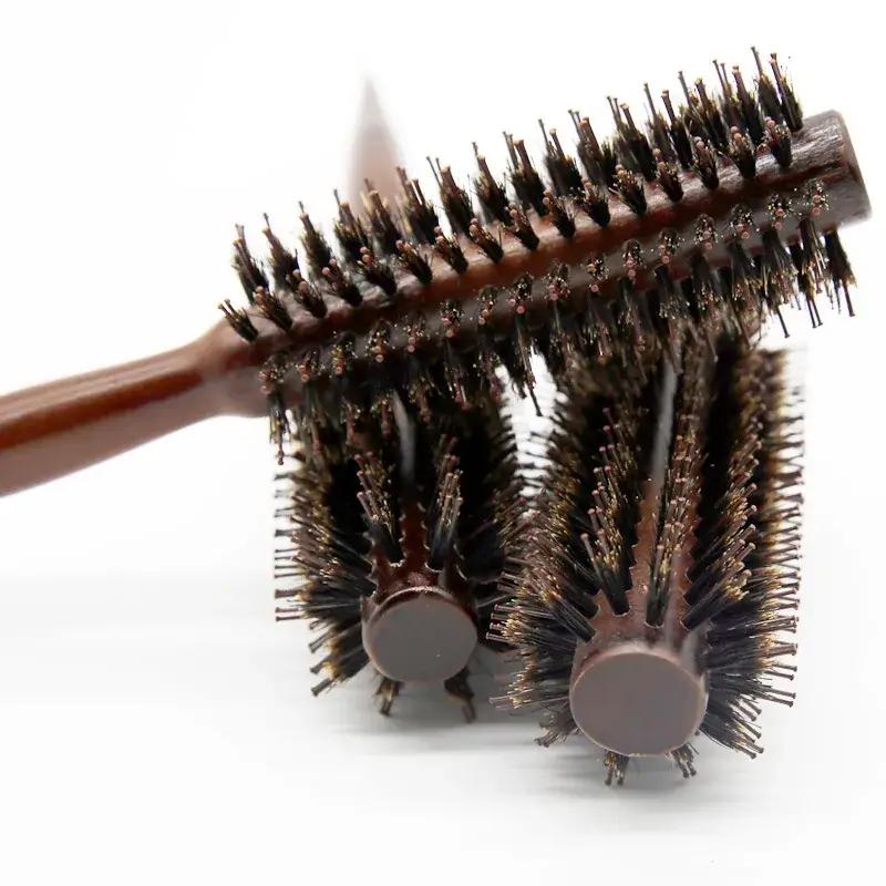 Wooden Roll Comb with 4.2cm Buckle for Hair Dye - Image 2