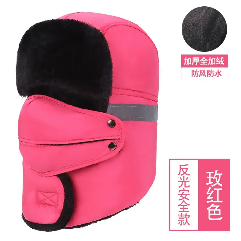 Women's Winter Neck Warmers Deep Blue Warm Fleece - Image 17