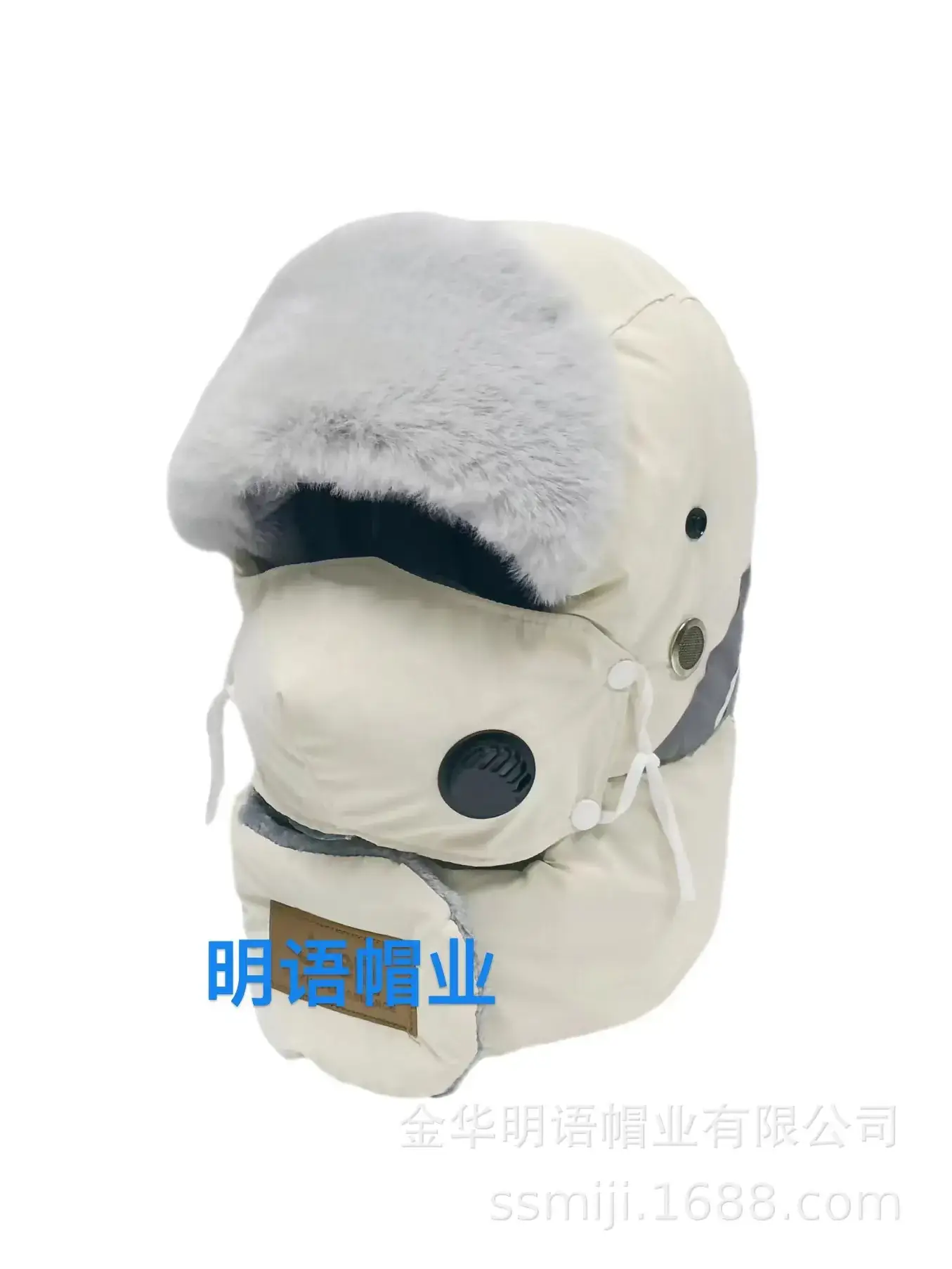 Women's Winter Neck Warmers Deep Blue Warm Fleece - Image 3