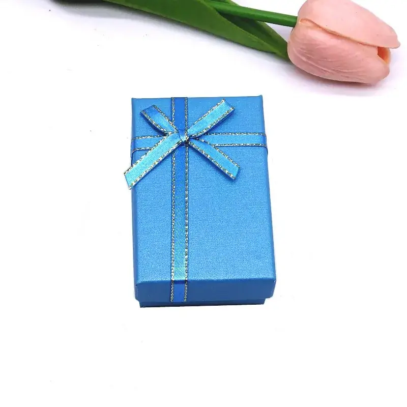 Exquisite Red Bow Jewelry Box for Gifting - Image 2