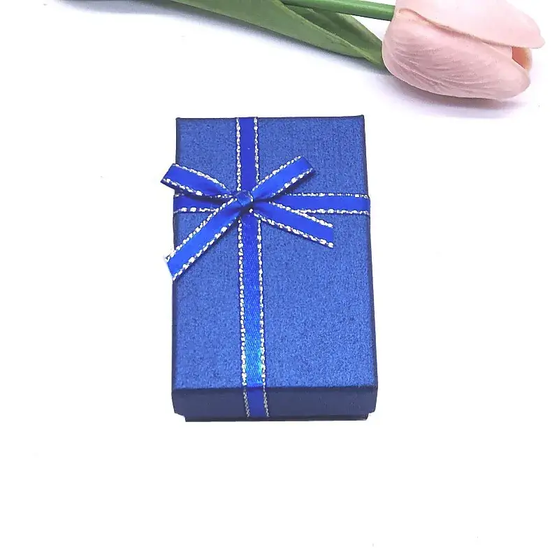 Exquisite Red Bow Jewelry Box for Gifting - Image 7