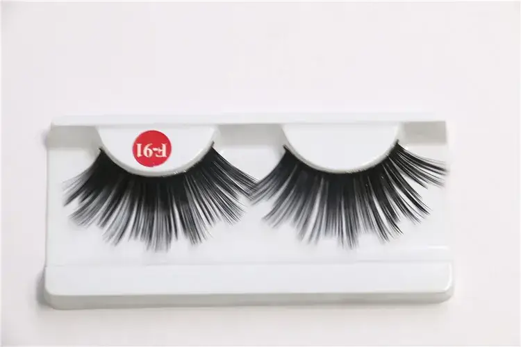 Black False Eyelashes for Cosplay Makeup Pair - Image 3