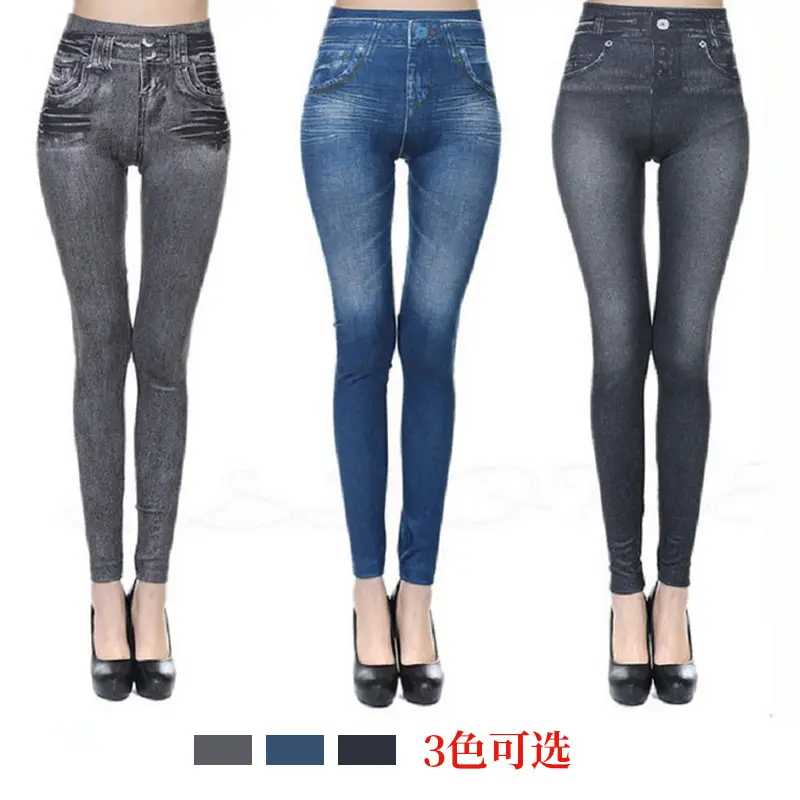 Seamless Leggings Tights for Women Grey Blue Black High Heel - Image 5