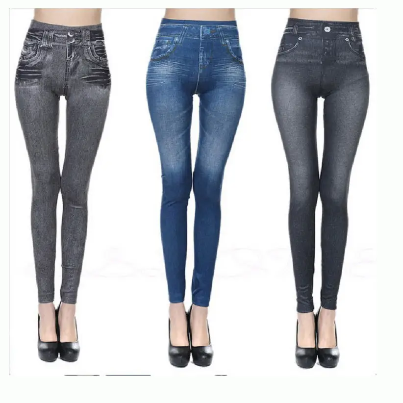 Seamless Leggings Tights for Women Grey Blue Black High Heel - Image 8