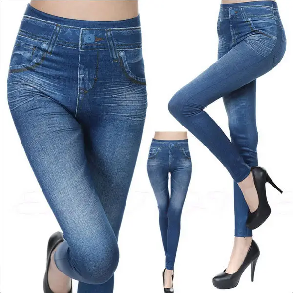 Seamless Leggings Tights for Women Grey Blue Black High Heel - Image 3