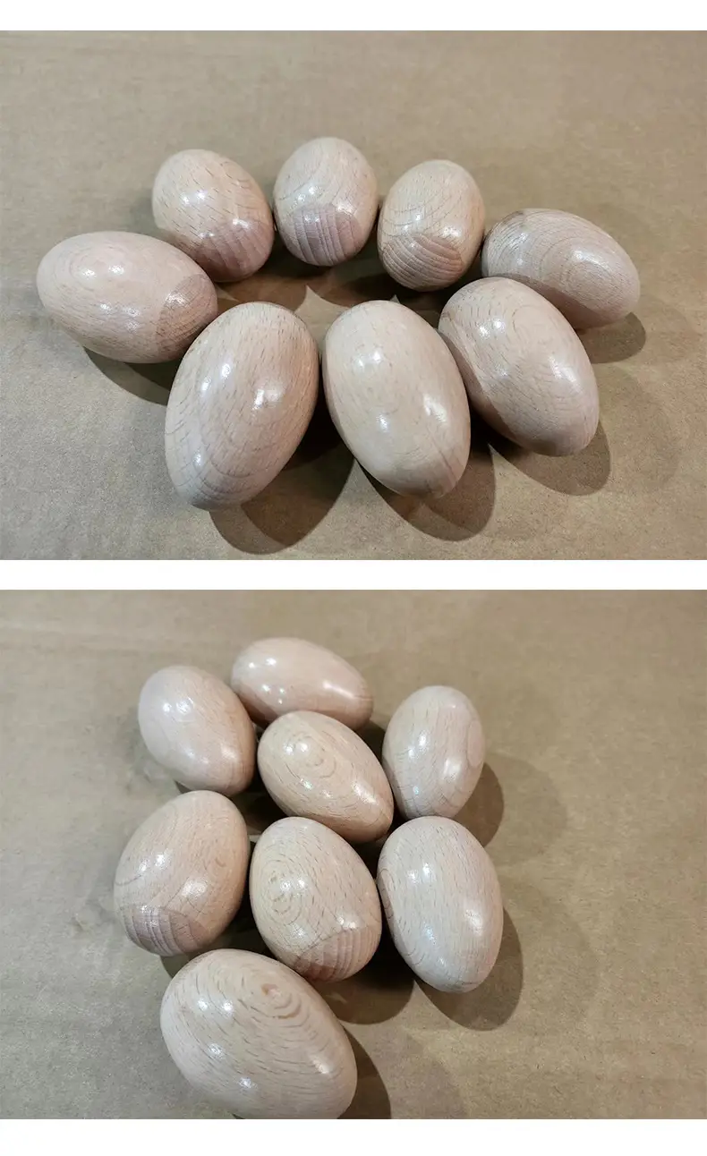 Wooden Sand Eggs for Kids Preschool Education - Image 2