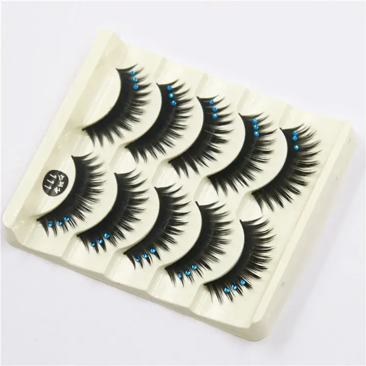 False Eyelashes for Women - 5 Pairs Thick Long Fake Lashes - Image 2