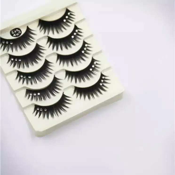 3D False Eyelashes 112 Wholesale 5 Pairs Thick Long - Image 3