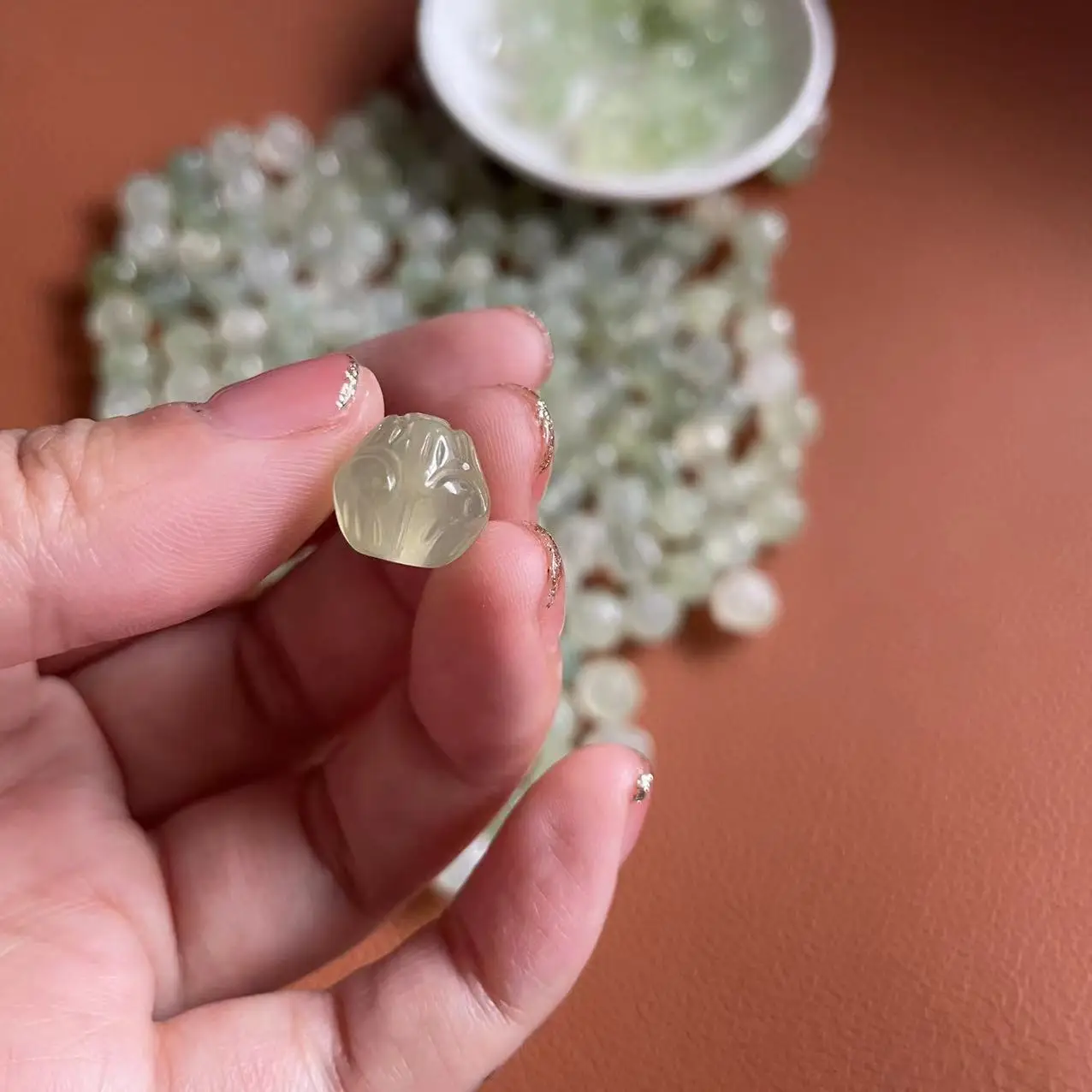 玉石莲花珠