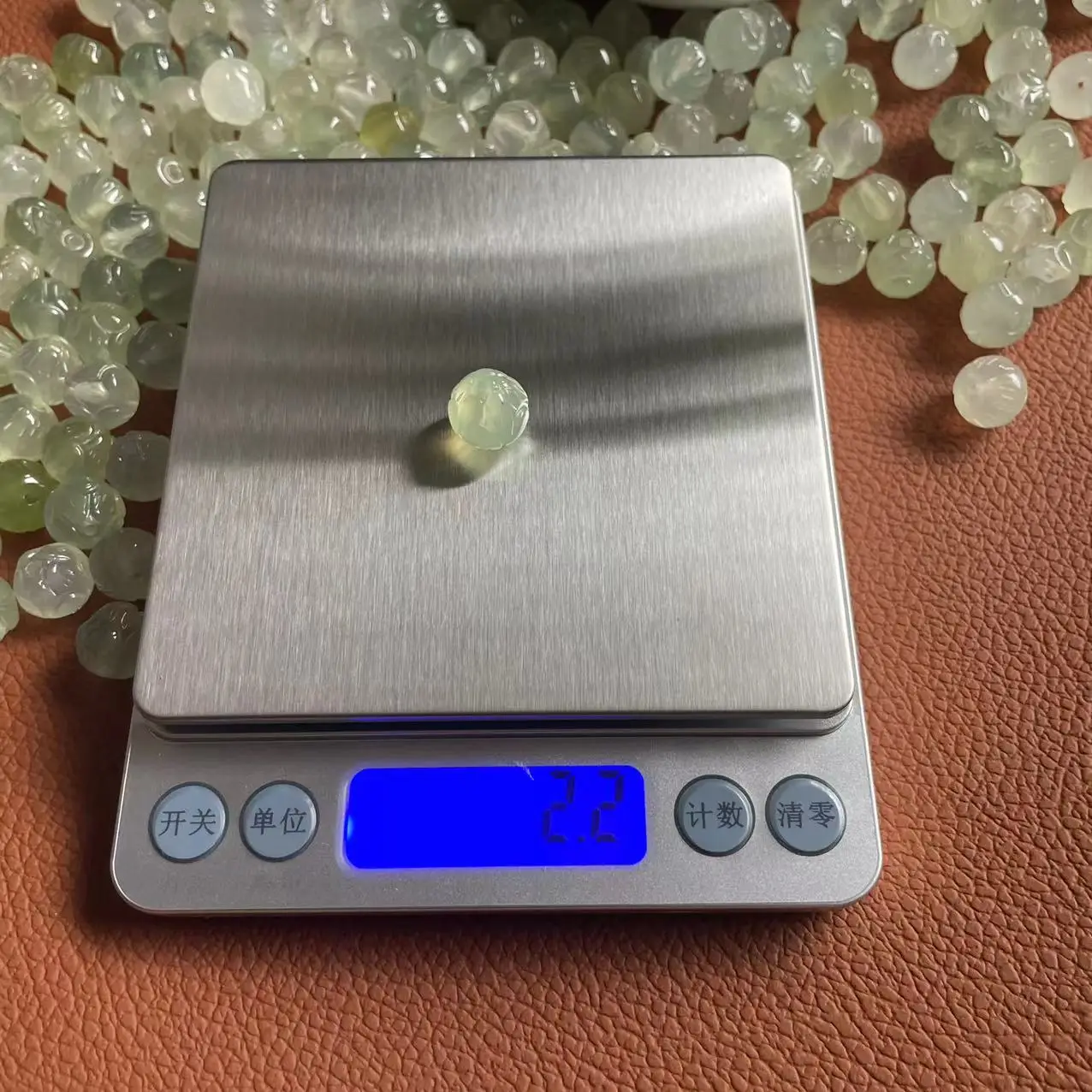 玉莲花珠子