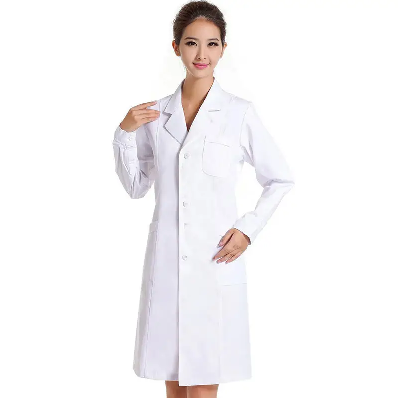 Fine Doctor Long Sleeve White Coat Saint Shelan High Quality Wholesale - Image 4
