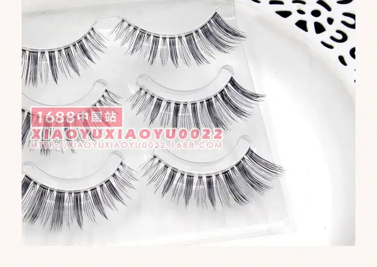 Japanese SM13 False Eyelashes 3 Pack Synthetic Natural — feature 10